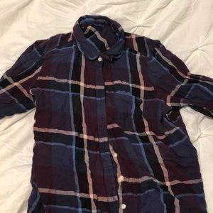 Flannel button down